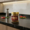 Premium Hing (Asafoetida) by Shree Girraj Traders in glass jar for authentic Indian cooking